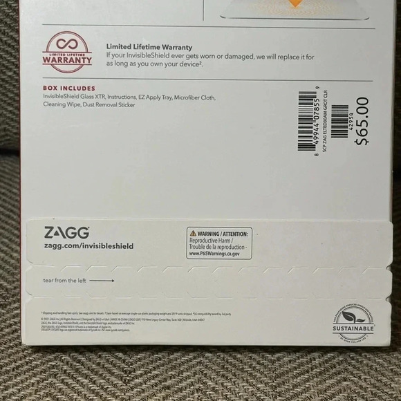 NWT Zagg Invisible Shield Glass XTR iPhone 13 Pro Max Screen Protector $65 MSRP - Picture 7 of 8